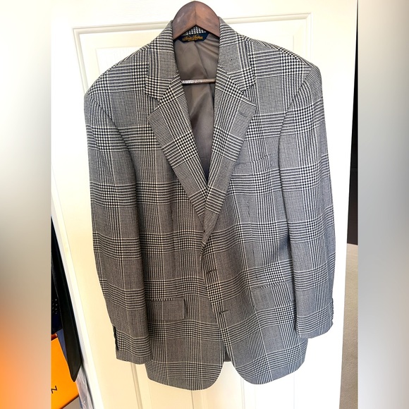 Classic Brooks Brothers Glen Plaid Sportscoat / Blazer 44L - Picture 1 of 3